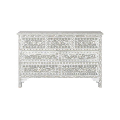 Charles Seven Drawers Grey Chest