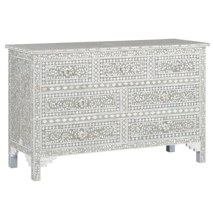 Charles Seven Drawers Grey Chest