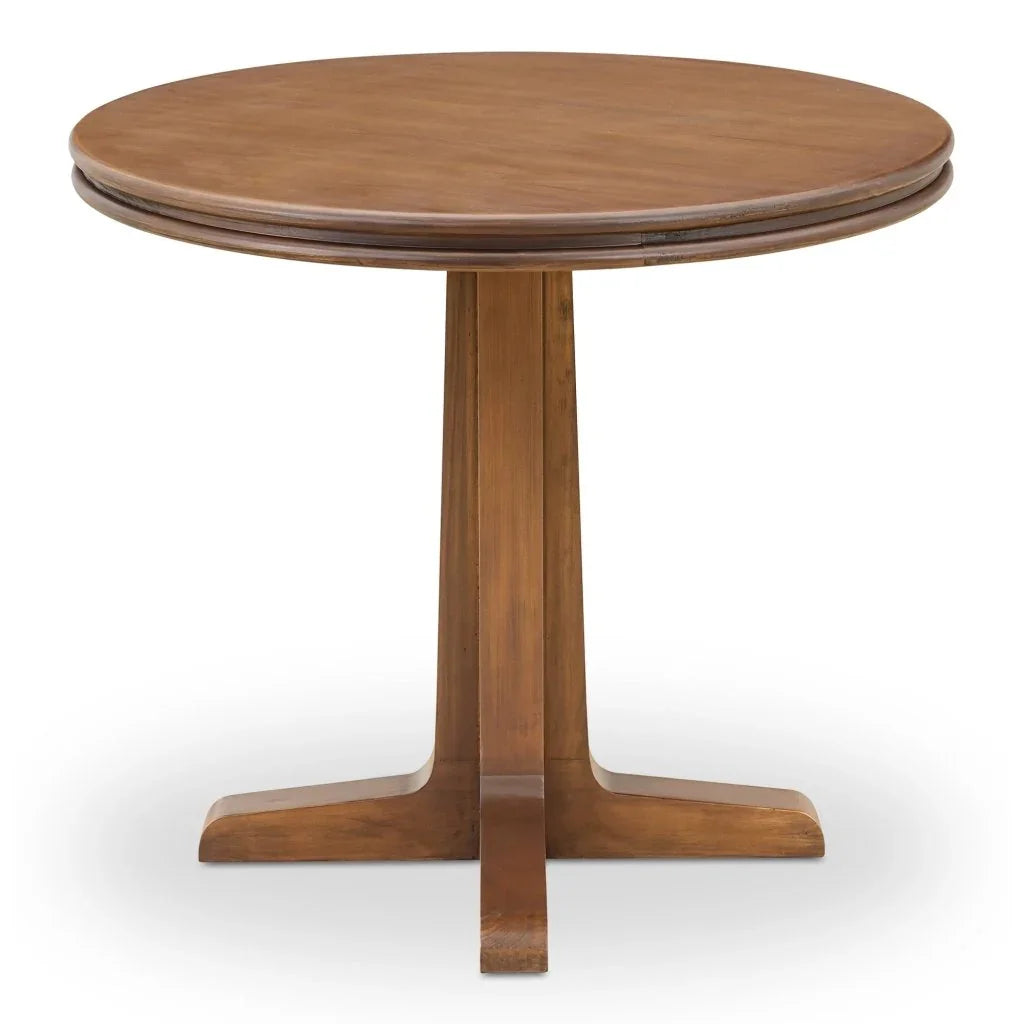 Charles Solid Pine Base Round Cafe Table - LOOMLAN - Moe's Home - Coffee Tables
