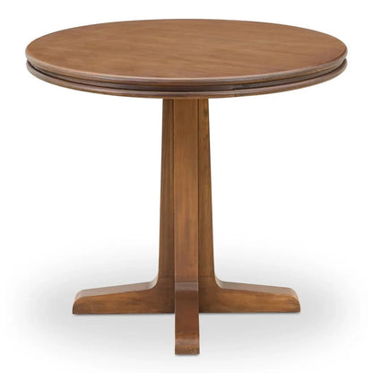 Charles Solid Pine Base Round Cafe Table - LOOMLAN - Moe's Home - Coffee Tables