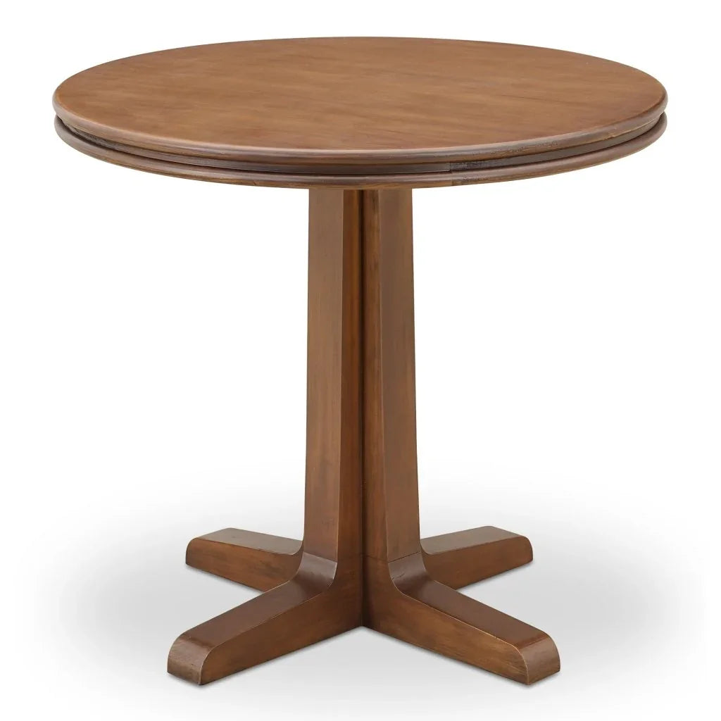 Charles Solid Pine Base Round Cafe Table - LOOMLAN - Moe's Home - Coffee Tables