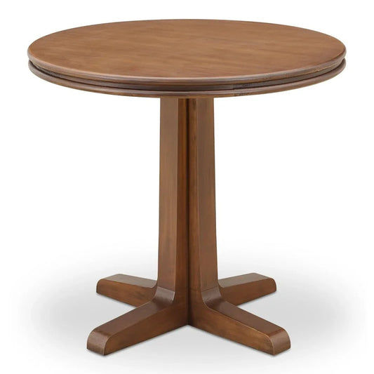 Charles Solid Pine Base Round Cafe Table - LOOMLAN - Moe's Home - Coffee Tables