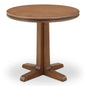 Charles Solid Pine Base Round Cafe Table - LOOMLAN - Moe's Home - Coffee Tables
