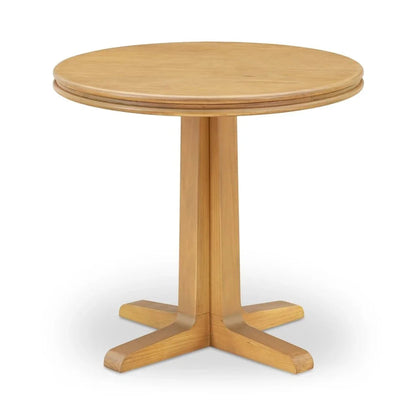Charles Solid Pine Base Round Cafe Table - LOOMLAN - Moe's Home - Coffee Tables