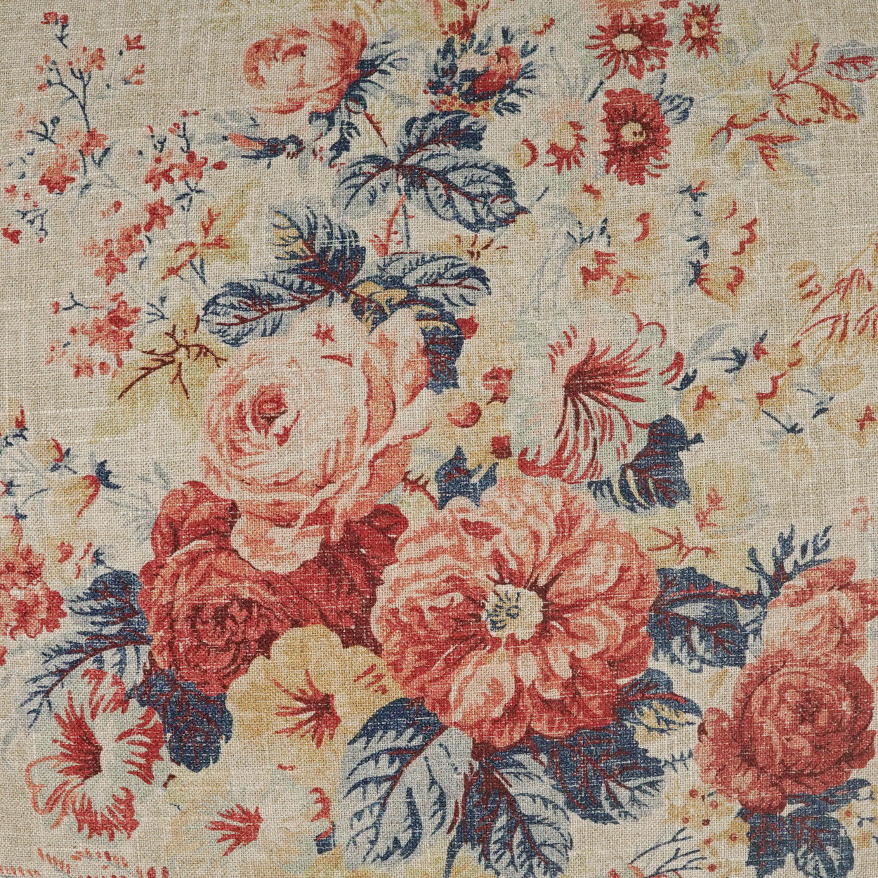 Charleville Red Throw Pillow