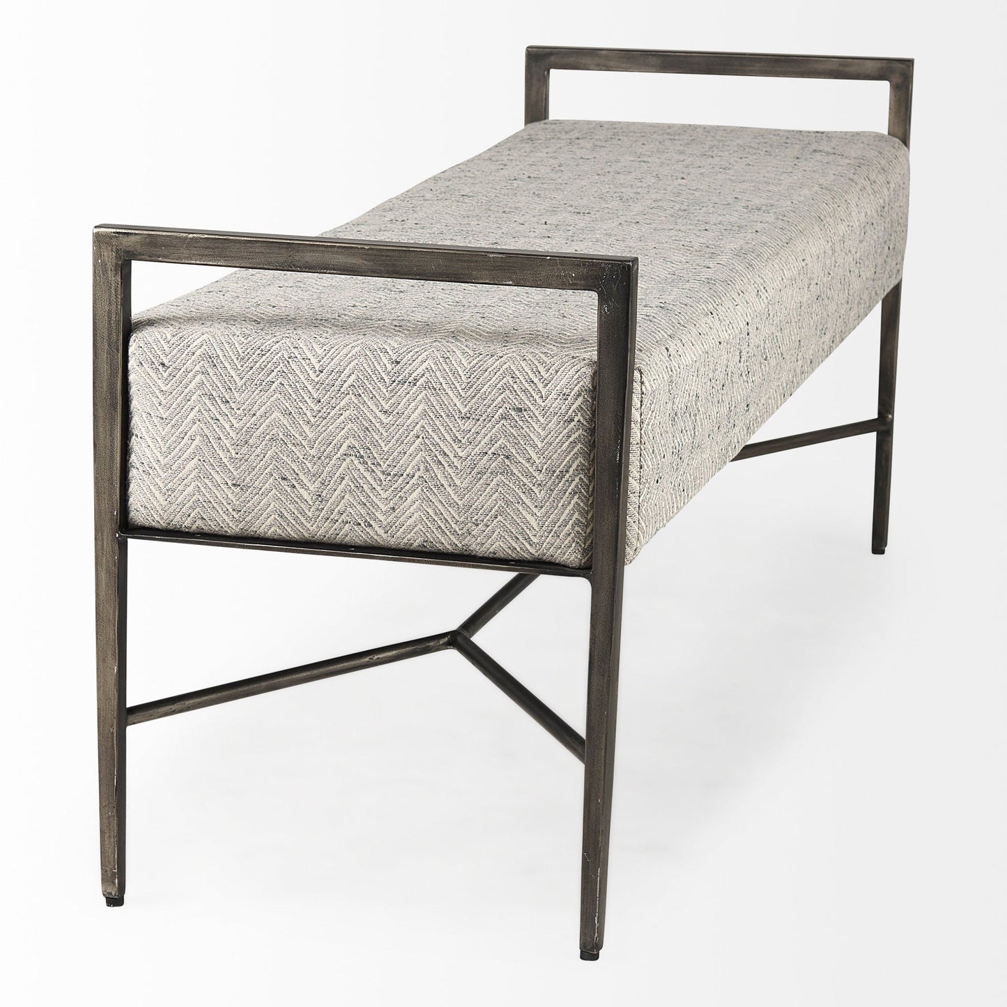 Charlotte Beige Fabric Bedroom Bench
