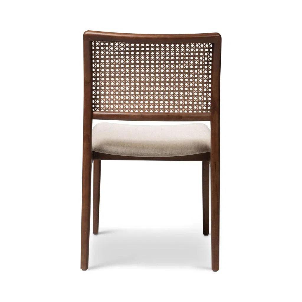 Charlotte Boucle Cane Armless Side Chair - LOOMLAN - Urbia - Dining Chairs