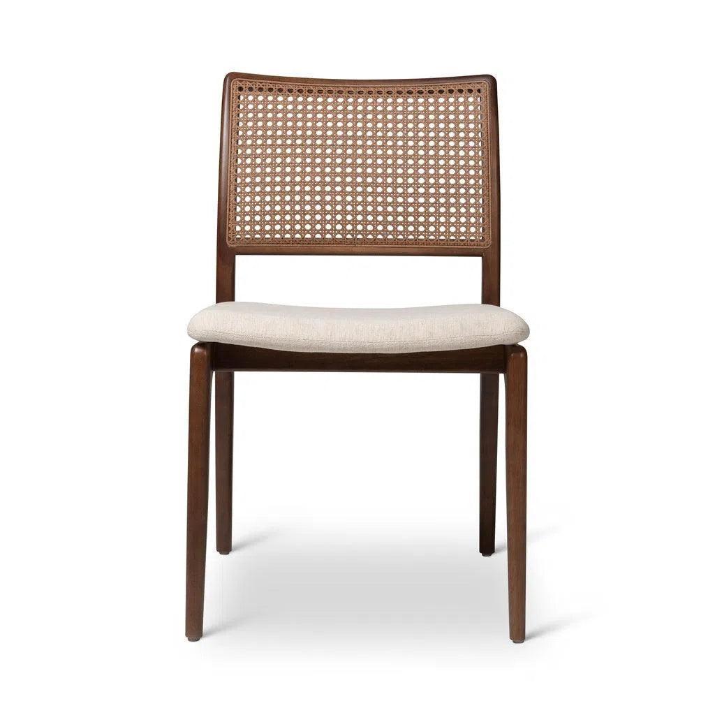 Charlotte Boucle Cane Armless Side Chair - LOOMLAN - Urbia - Dining Chairs