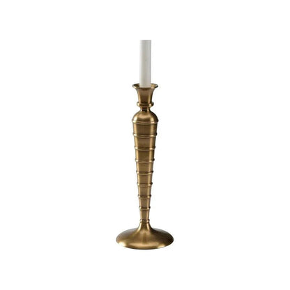 Charlotte Candlestick Brass Made Candleholder - LOOMLAN - Wildwood - Candle Holders