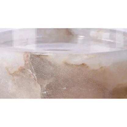 Charlotte Stacked Hurricane Candle Holder