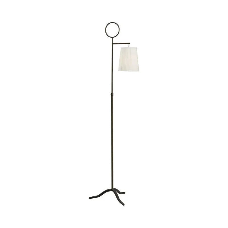Charlotte Steel Made Floor Lamp-Floor Lamps-Chelsea House-Black-LOOMLAN
