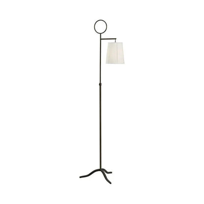 Charlotte Steel Made Floor Lamp-Floor Lamps-Chelsea House-Black-LOOMLAN