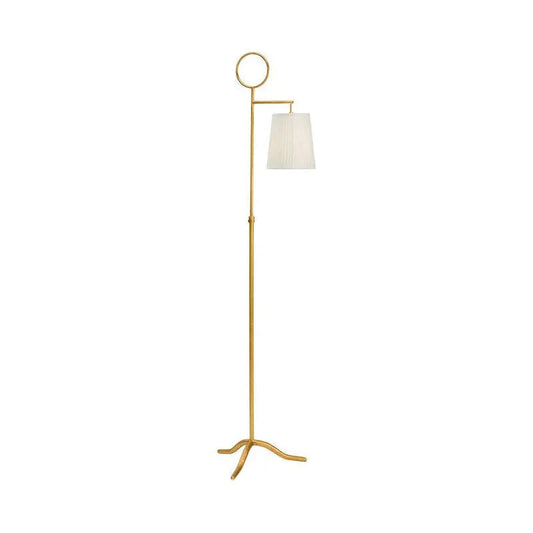 Charlotte Steel Made Floor Lamp-Floor Lamps-Chelsea House-Gold-LOOMLAN