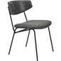 Charon Dining Chair (Set of 2) Vintage Black - LOOMLAN - Zuo Modern - Dining Chairs