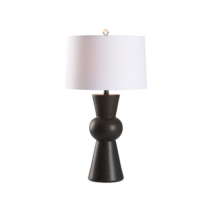 Chase Matte Black Ceramic Table Lamp
