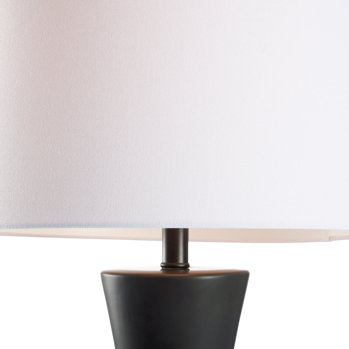 Chase Matte Black Ceramic Table Lamp