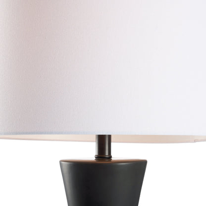 Chase Matte Black Ceramic Table Lamp