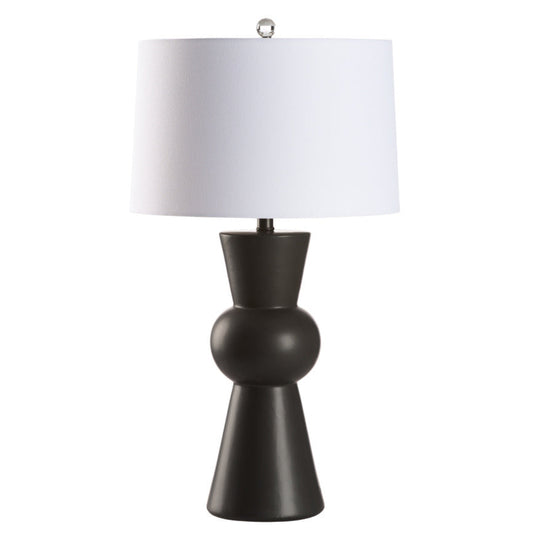 Chase Matte Black Ceramic Table Lamp
