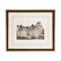 Chateau De Villandry Gold Framed Artwork-Framed Wall Art-Chelsea House-LOOMLAN