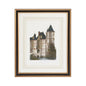 Chateau Des Reaux Gold Framed Artwork-Framed Wall Art-Chelsea House-LOOMLAN
