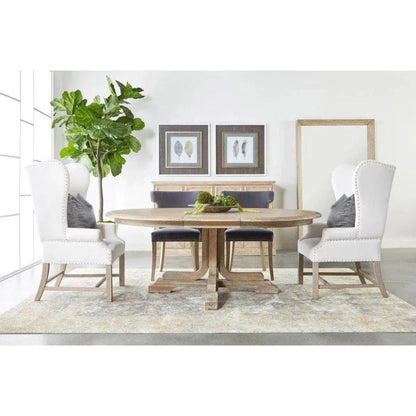 Chateau Wingback Performance Fabric Armchair - LOOMLAN - Essentials For Living - Dining Chairs