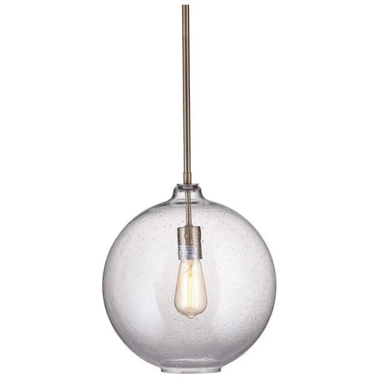 Chauncey Metal and Glass Gold Pendant - LOOMLAN - Bassett Mirror - Pendants