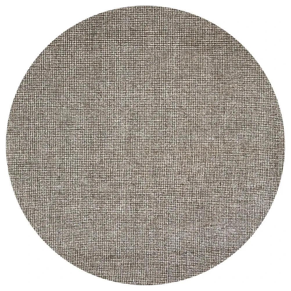 Chaw Brown Round Area Rugs For Dining Room - LOOMLAN - LOOMLAN - Area Rugs