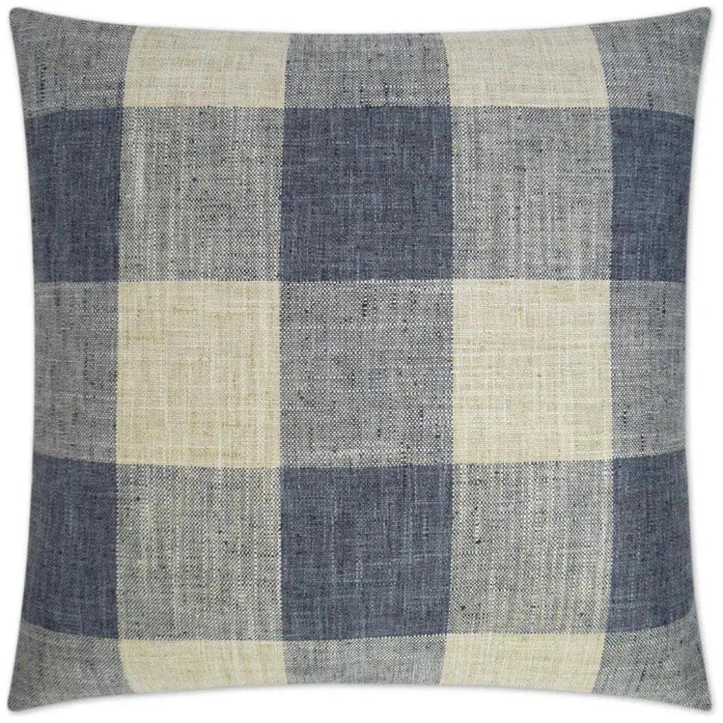 Check Please Blue Throw Pillow With Insert - LOOMLAN - D.V. Kap - Throw Pillows
