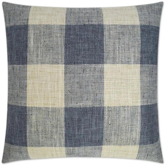 Check Please Blue Throw Pillow With Insert - LOOMLAN - D.V. Kap - Throw Pillows