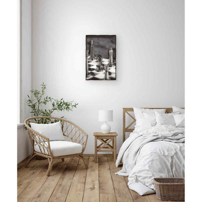 Checkmate Ink Hand Crafted Canvas Art