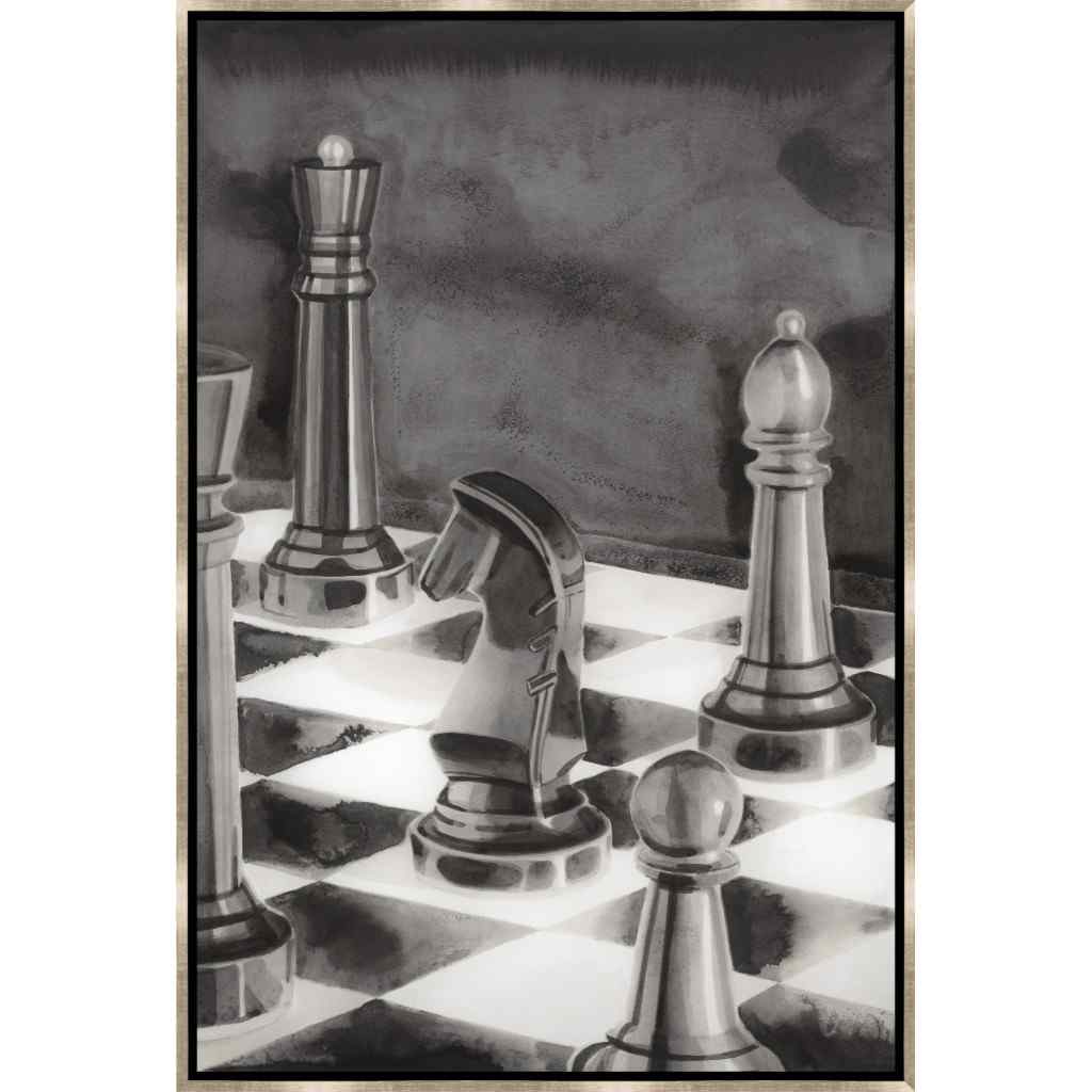 Checkmate Ink Hand Crafted Canvas Art