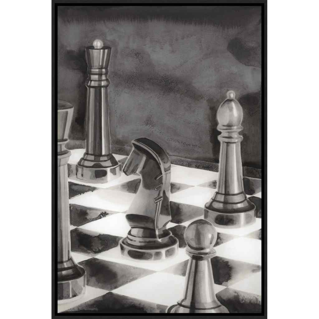 Checkmate Ink Hand Crafted Canvas Art