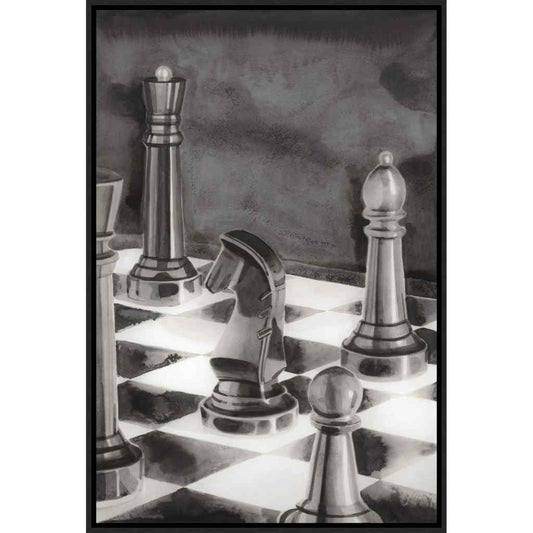 Checkmate Ink Hand Crafted Canvas Art