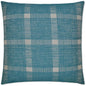 Checkmate Turquoise Throw Pillow With Insert - LOOMLAN - Throw Pillows