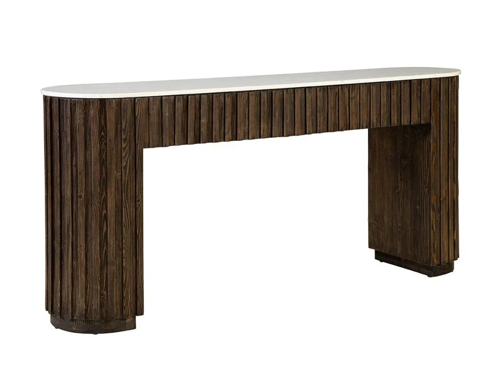 Cheers Marble Top Console Table - LOOMLAN - Furniture Classics - Console Tables
