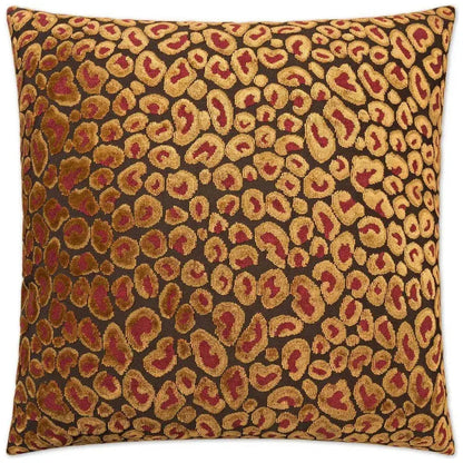 Cheetah Ruby Red Throw Pillow With Insert - LOOMLAN - D.V. Kap - Throw Pillows
