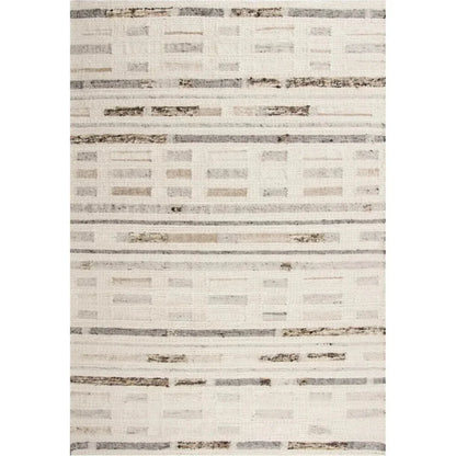 Chef Stripe Silver Area Rugs For Living Room - LOOMLAN - LOOMLAN - Area Rugs