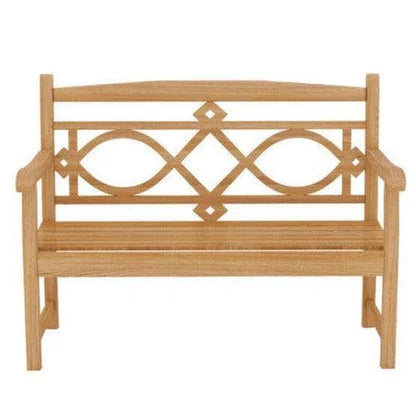 Chelsea 2-Person Teak Outdoor Bench-Outdoor Benches-HiTeak-LOOMLAN