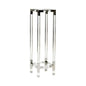 Chelsea Acrylic Framed Clear Pedestal - LOOMLAN - Chelsea House - Side Tables