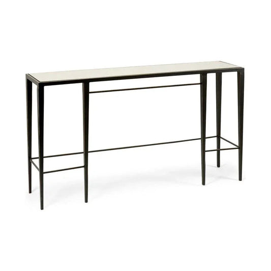 Chelsea Iron Framed Console Table - LOOMLAN - Wildwood - Console Tables
