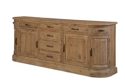 Chelsea Three Drawer Wood Buffet - LOOMLAN - Furniture Classics - Buffets