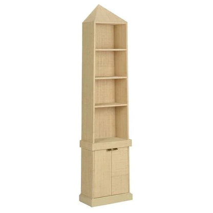 Chelsea Wooden Brown Bookcase - LOOMLAN - Chelsea House - Bookcases