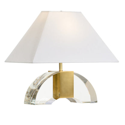 Chess Court Crystal Golden Table Lamp