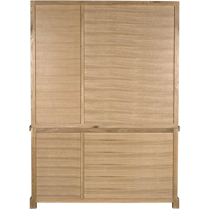 Chester Hutch Curio Buffet Cabinet Glass Doors - LOOMLAN - Noir - Buffets & Curios