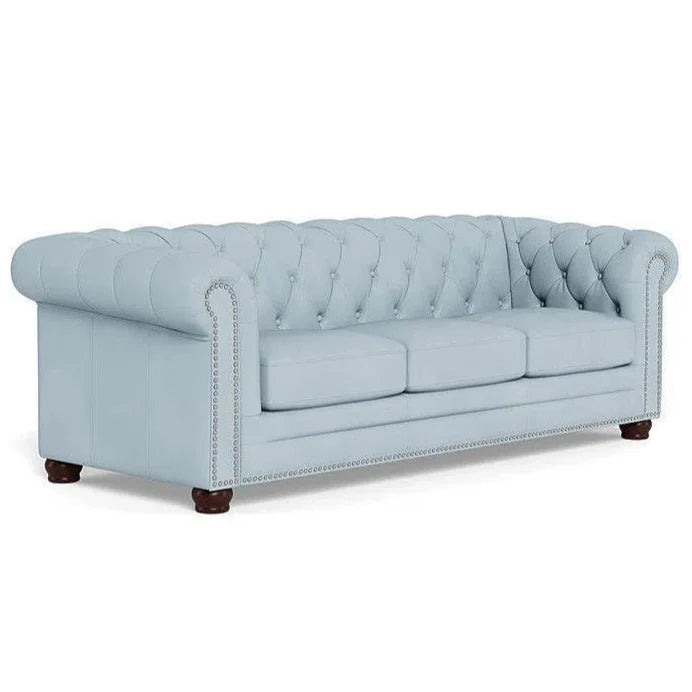 Chesterfiedl Victoria Leather Sofa - LOOMLAN - Uptown Sebastian - Sofas & Loveseats