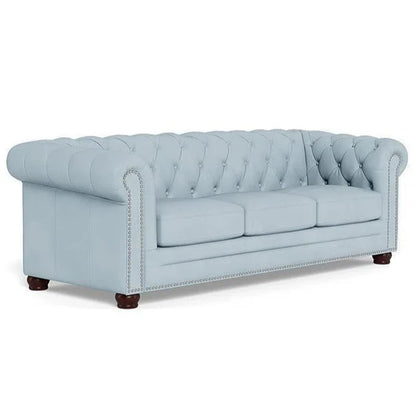 Chesterfiedl Victoria Leather Sofa - LOOMLAN - Uptown Sebastian - Sofas & Loveseats