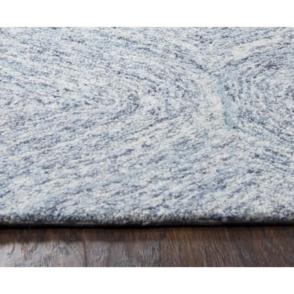 Cheu Wool Blue Hallway Kitchen Runner Rug - LOOMLAN - LOOMLAN - Area Rugs