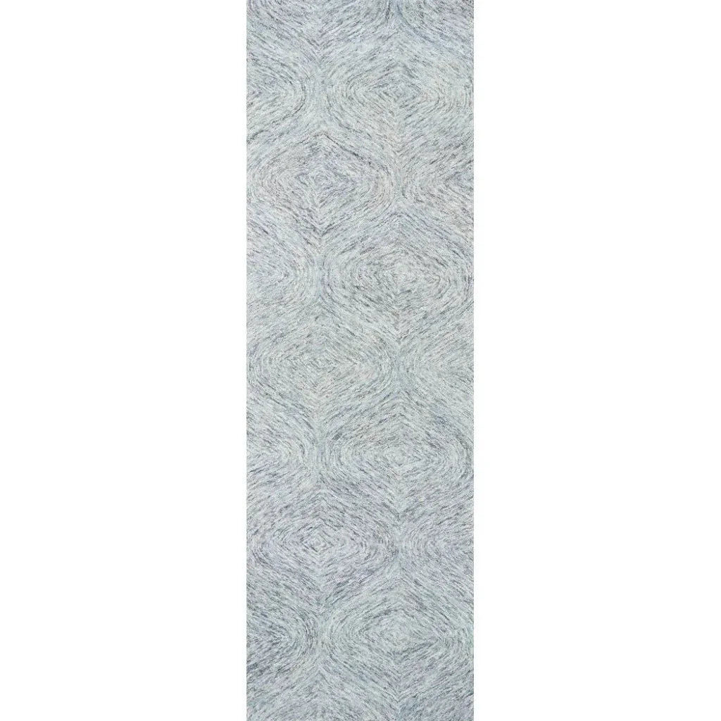 Cheu Wool Blue Hallway Kitchen Runner Rug - LOOMLAN - LOOMLAN - Area Rugs