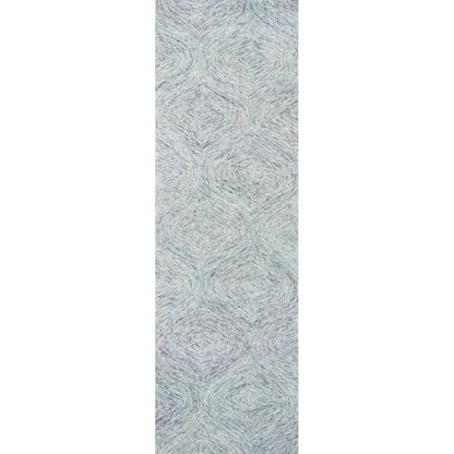 Cheu Wool Blue Hallway Kitchen Runner Rug - LOOMLAN - LOOMLAN - Area Rugs