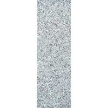 Cheu Wool Blue Hallway Kitchen Runner Rug - LOOMLAN - LOOMLAN - Area Rugs